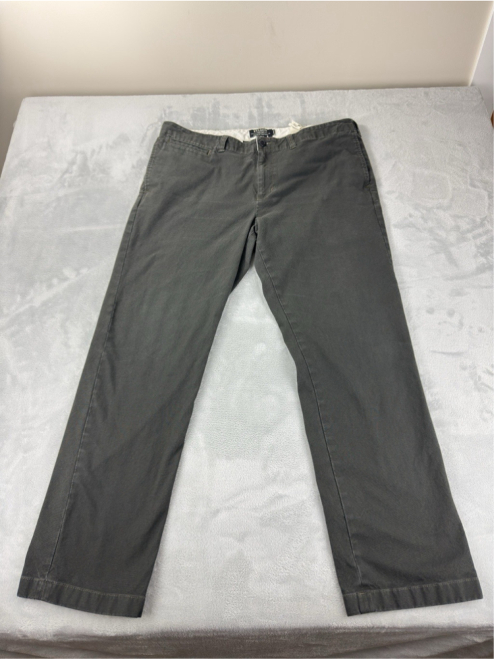 Cc Filson Charcoal Grey Draftsman Canvas Chino Pants Trim Fit Men 38 W X 31 L